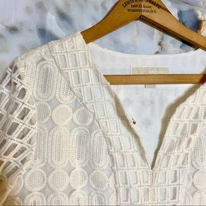 Michael Michael Kors size 6 cream lace d…
